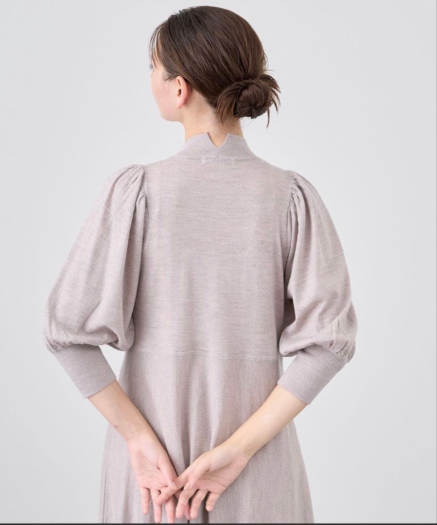 アナイ ニット ワンピース 36 ブラック 美品