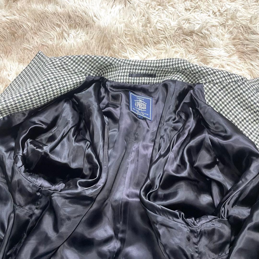 美品　J.PRESS LOVAT ステンカラーコート　千鳥格子　メンズ　ロバット