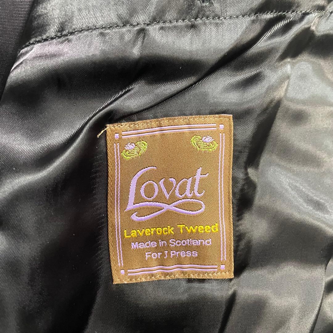 美品　J.PRESS LOVAT ステンカラーコート　千鳥格子　メンズ　ロバット