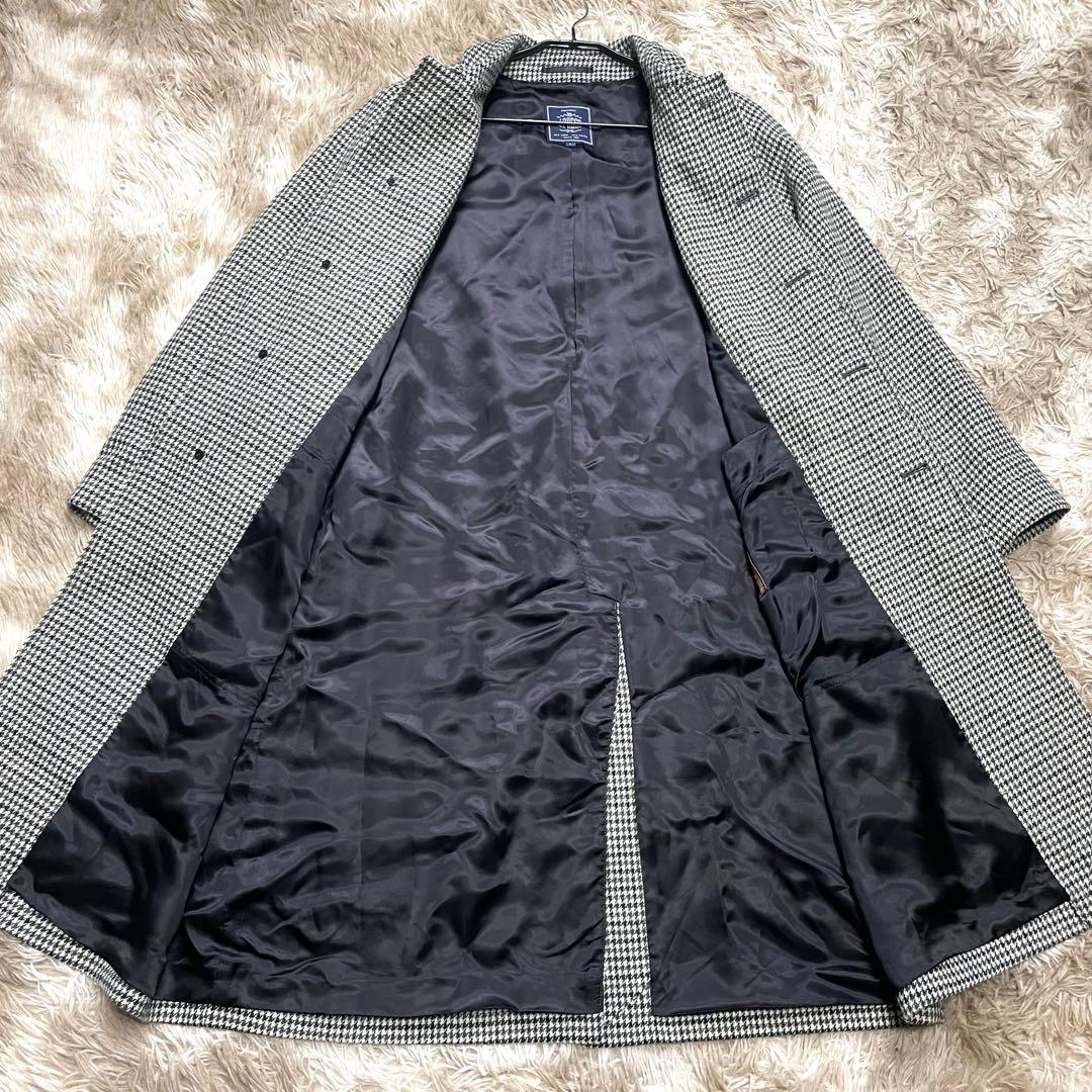 美品　J.PRESS LOVAT ステンカラーコート　千鳥格子　メンズ　ロバット