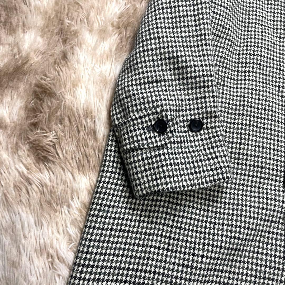 美品　J.PRESS LOVAT ステンカラーコート　千鳥格子　メンズ　ロバット