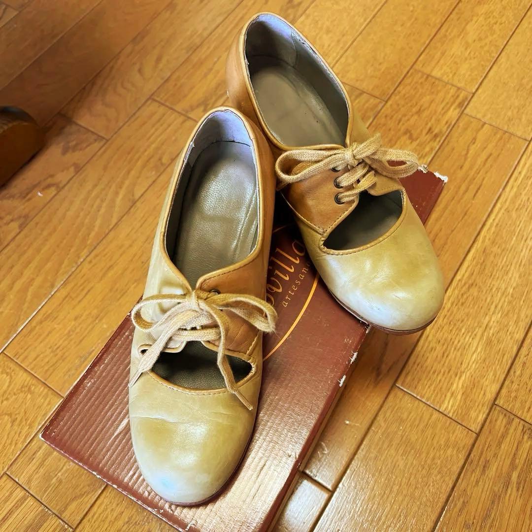 セノビージャ フラメンコシューズ⭐️ベージュ34/JPR - メルカリ
