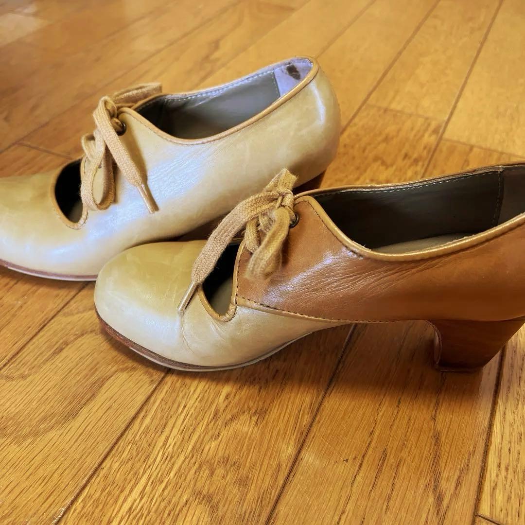 セノビージャ フラメンコシューズ⭐️ベージュ34/JPR - メルカリ