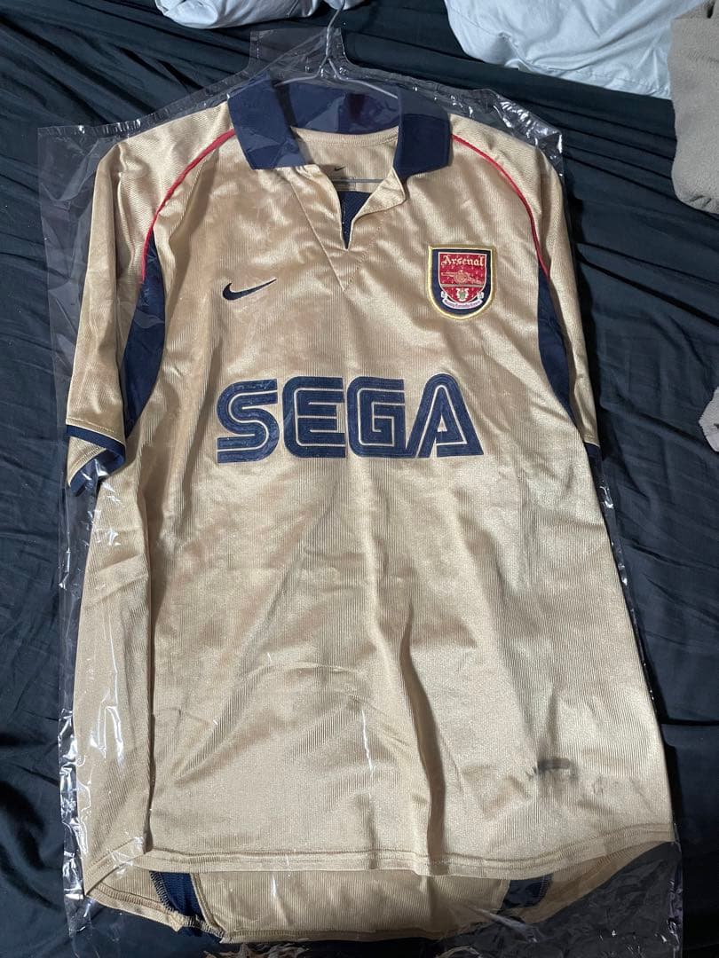アーセナル 01-02 アウェイユニフォーム SEGA - メルカリ