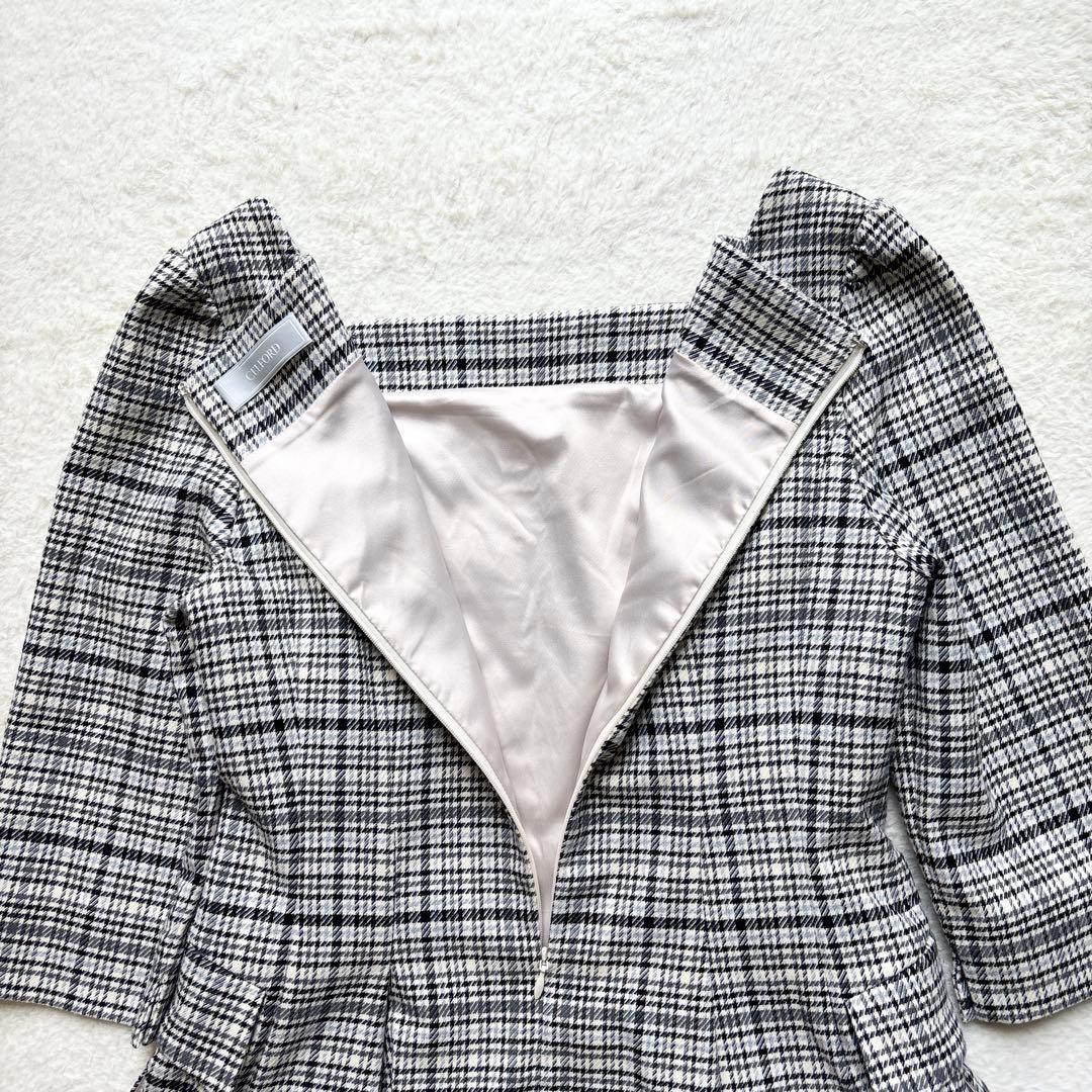 セルフォード トリプルクロス フレアワンピース Aライン 厚手34