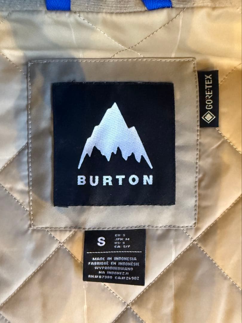 BURTON バートンスノーボードウェアGORE-TEXレディース　ベージュ S