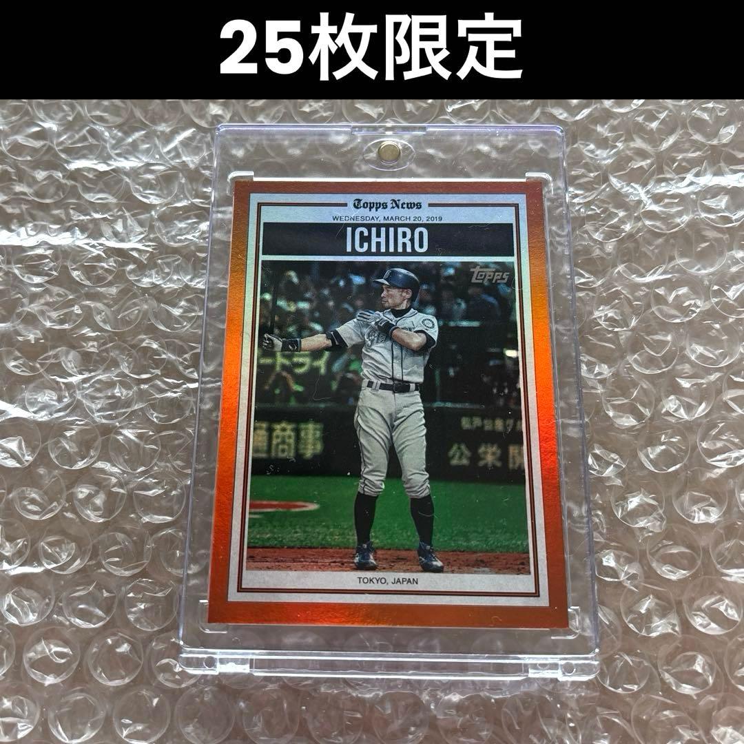 topps tokyo series インサート イチロー 引退試合 25シリ - メルカリ