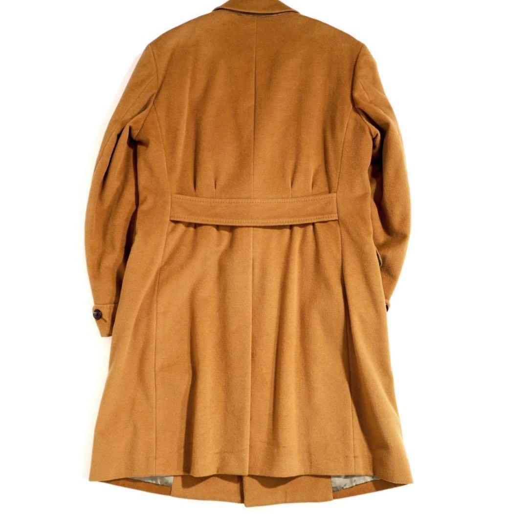 TAKEO KIKUCHI キャメル ポロコート アルスターコート ダブル