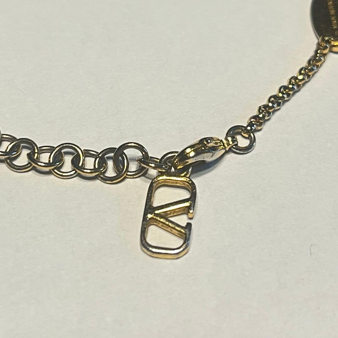 (正規品)Valentino ゴールド ロゴブレスレット