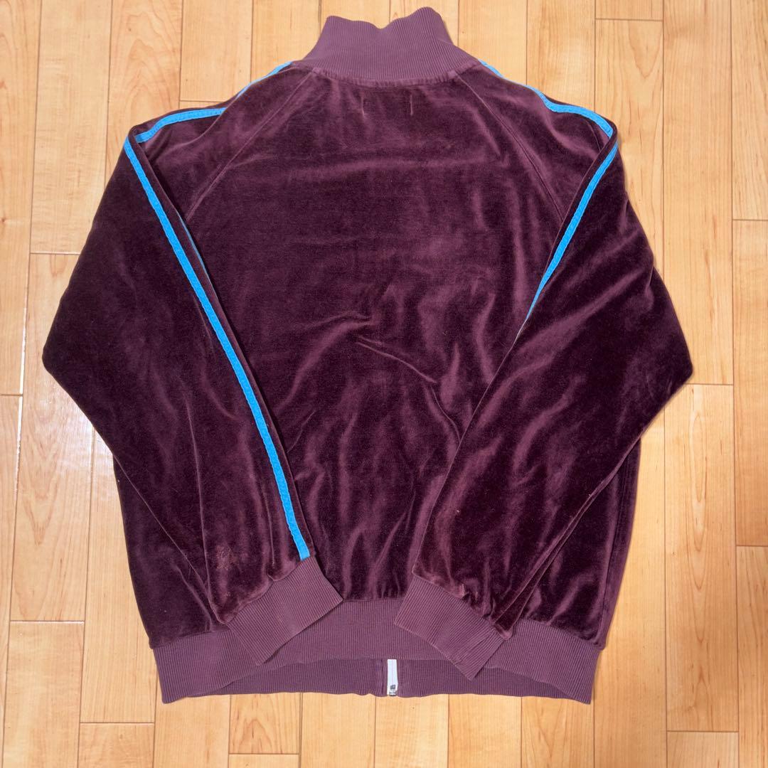 FRED PERRY 90s トラックジャケット ワインレッド ベロア y2k - メルカリ