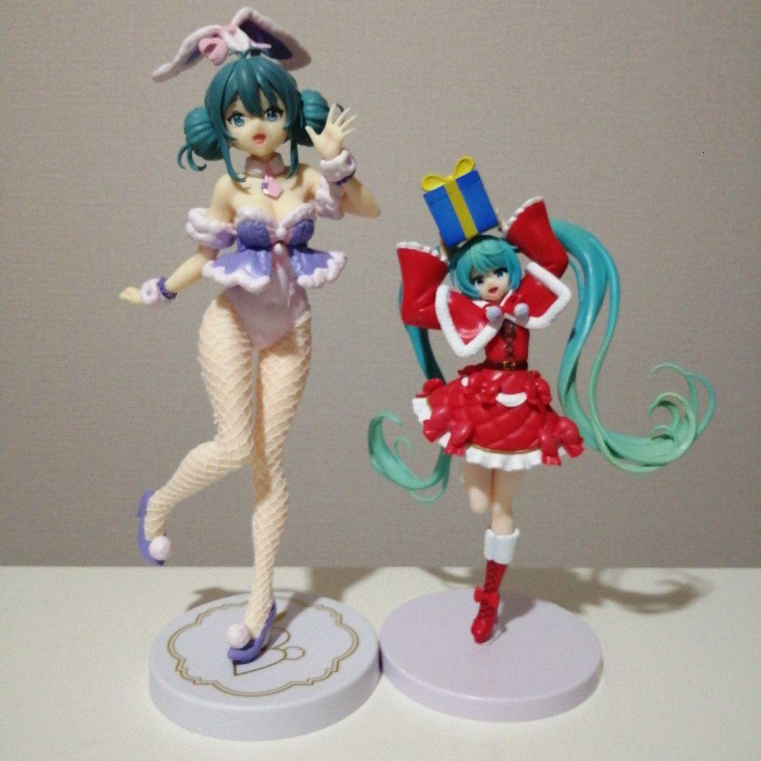 初音ミク フィギュア 8点セット ボカロ 水着 バニー サンタ 制服