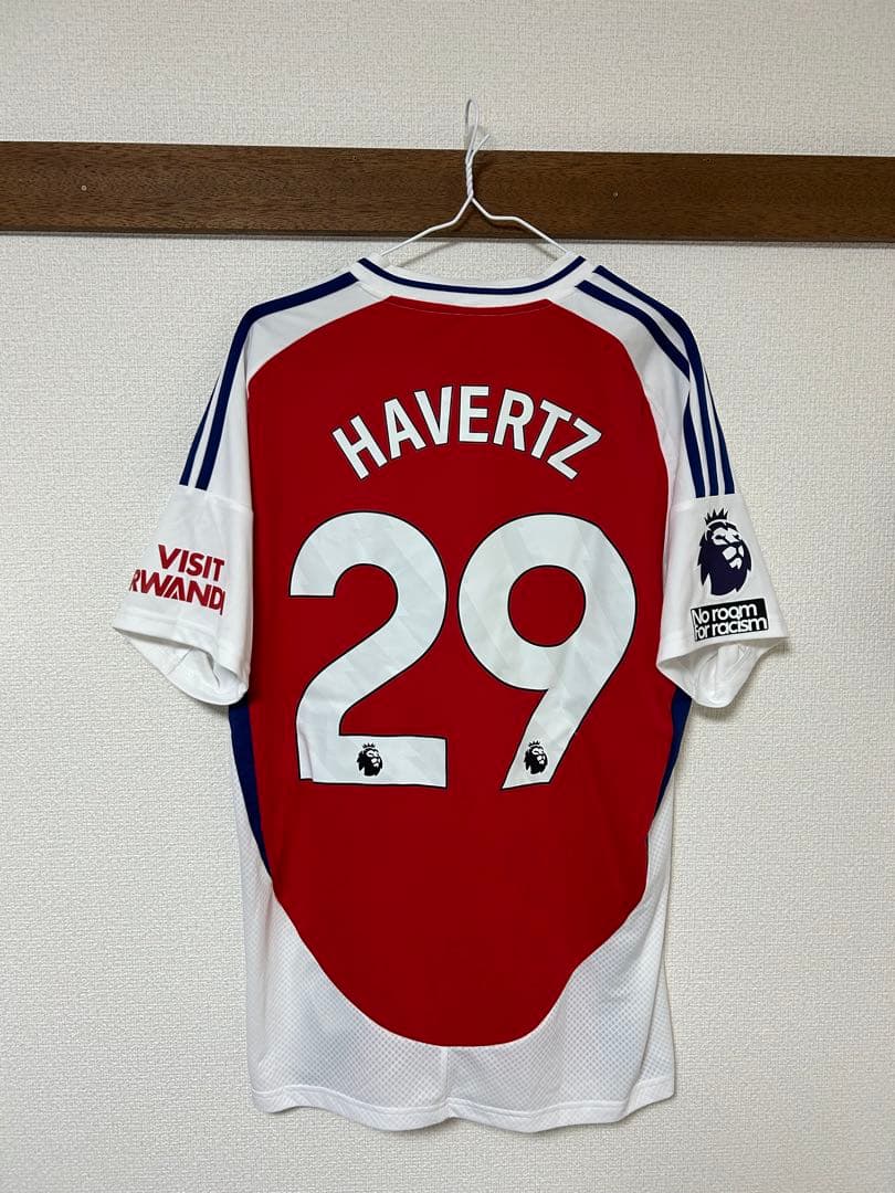 アーセナル Havertz 29番 シャツ 赤/白