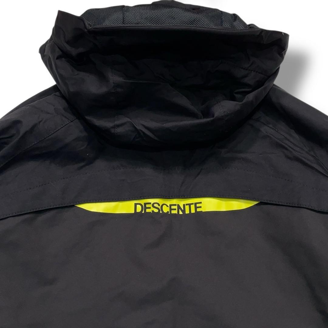 美品 デサント ヒートナビ スキーウェア スノーボードジャケット ブラック M