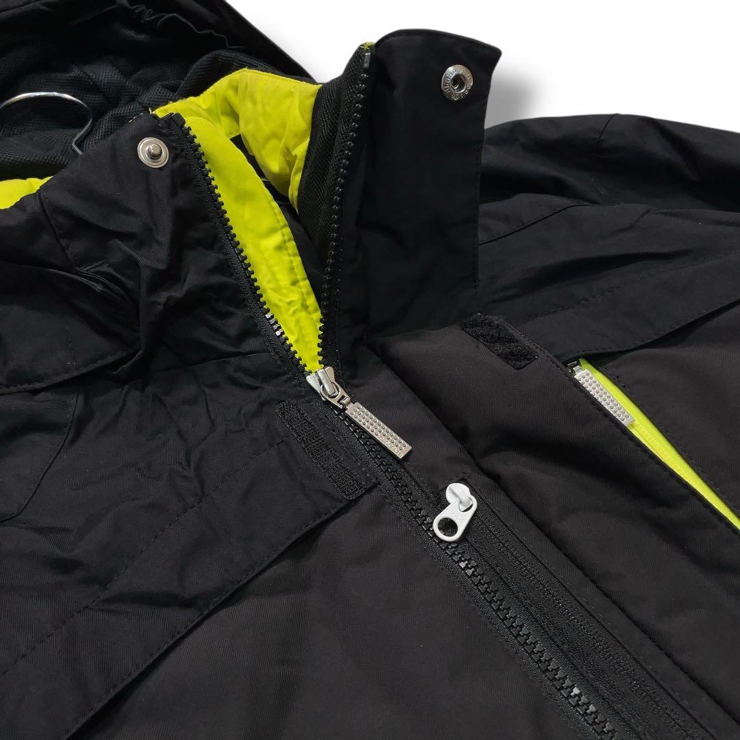 美品 デサント ヒートナビ スキーウェア スノーボードジャケット ブラック M