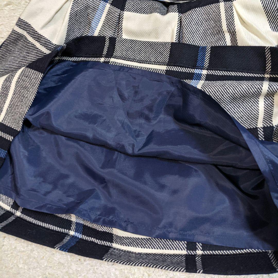 バーバリー ブルーレーベルレーベル ニット ワンピース チェック 金