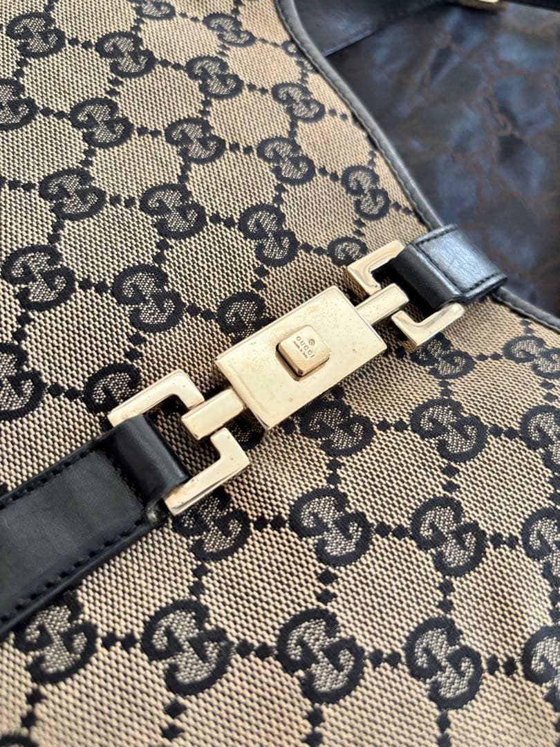 GUCCI GGパターン ハンドバッグ 保存袋付き