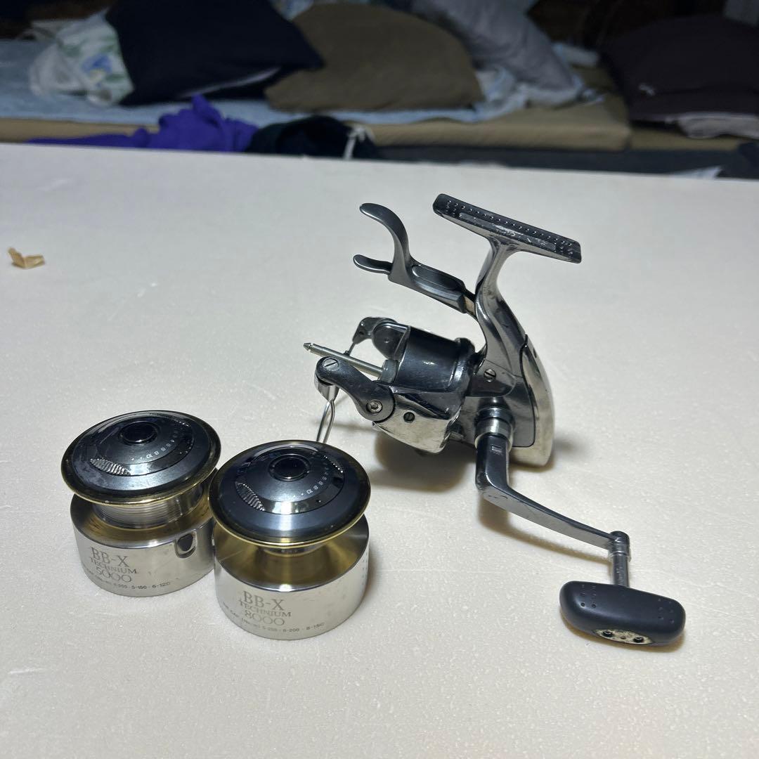 BBXテクニウム5000替スプール（8000番）付き