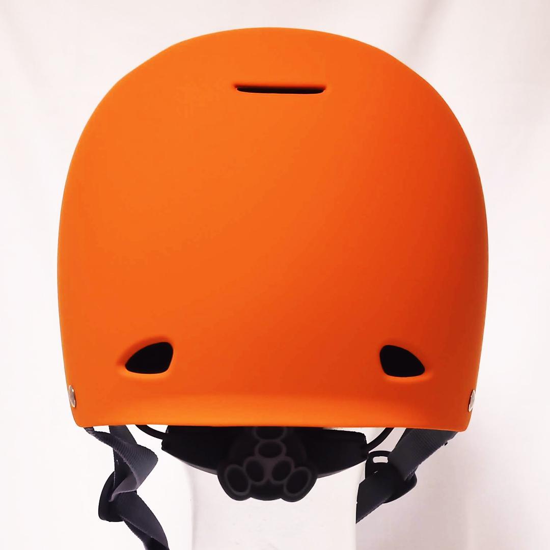トリプルエイト GOTHAM HELMET ORANGE RUBBER L/XL｜トリプルエイト