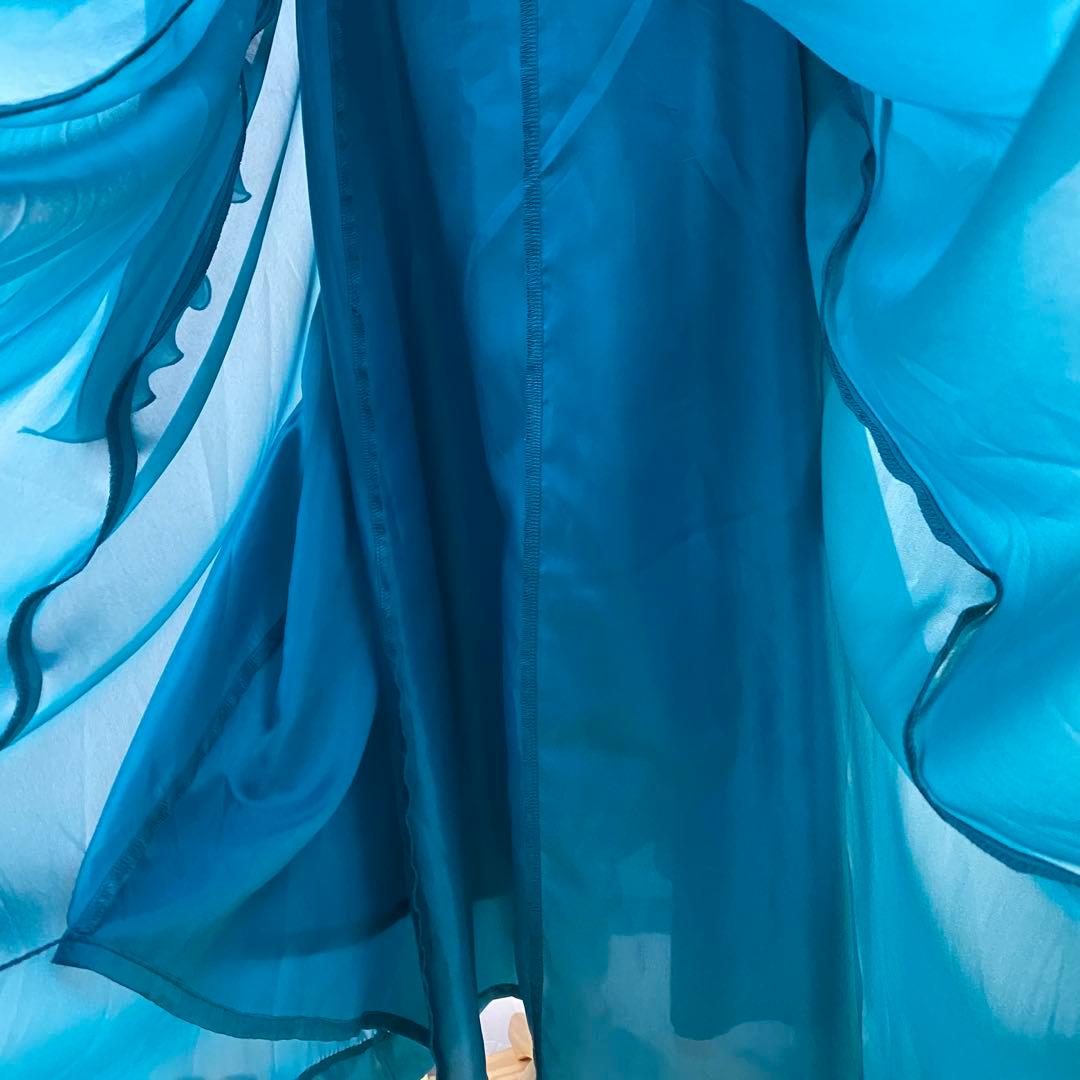 訳あり AvivaRe アビバーレ 社交ダンス ドレス ロングワンピース M