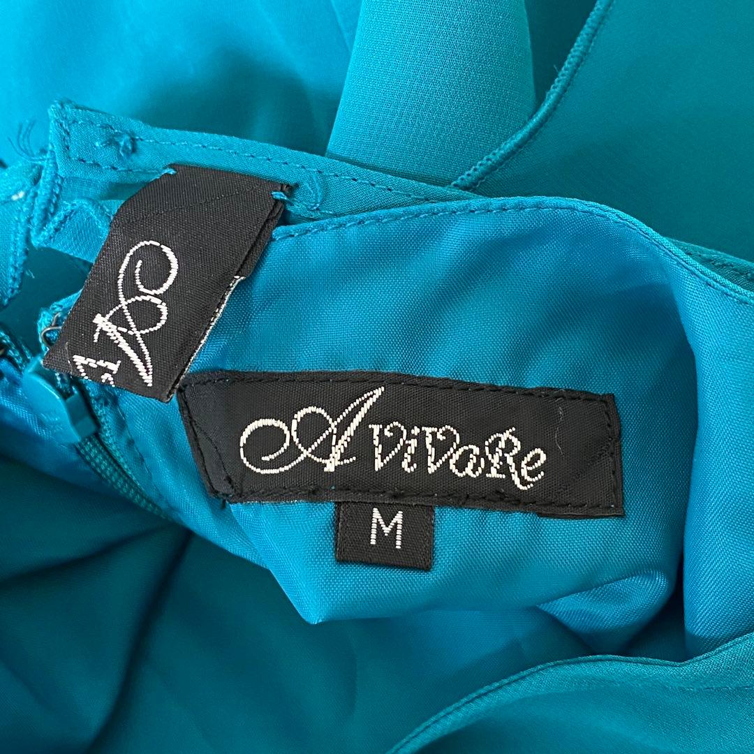 訳あり AvivaRe アビバーレ 社交ダンス ドレス ロングワンピース M