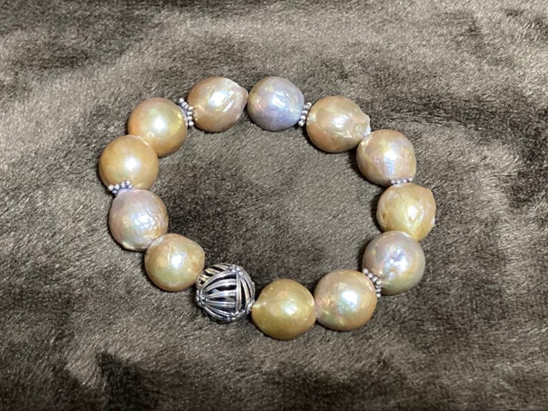 てるあ　Stephen Dweck パールブレスレット