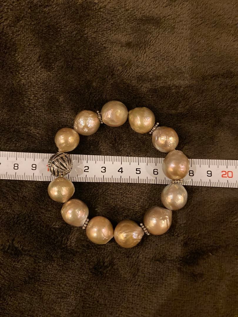 てるあ　Stephen Dweck パールブレスレット