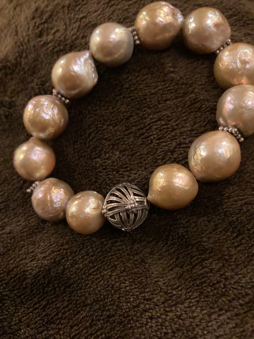 てるあ　Stephen Dweck パールブレスレット