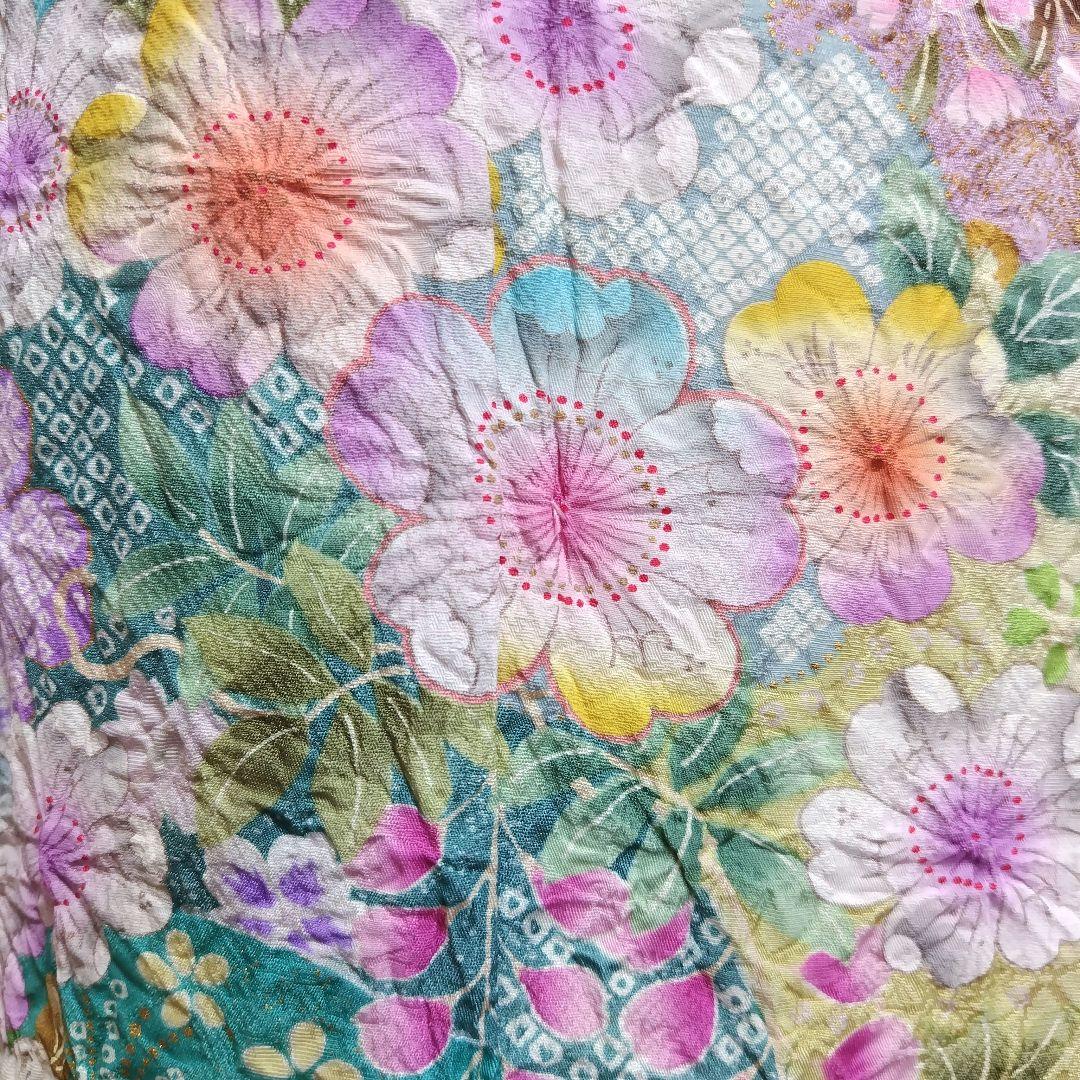 振袖フルセット(8点)・成人式・辻ヶ花・辻が花・花絞り・ブランド・正絹・逸品