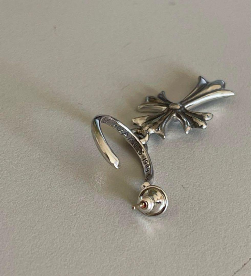 クロムハーツ　タイニークロス　ピアス　片耳　極美品