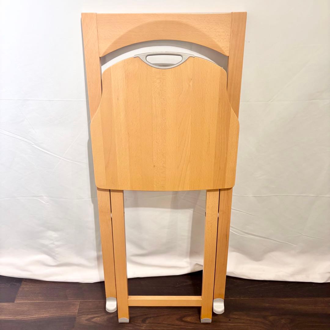 ksy0422★Olivia カリガリス　折りたたみチェア ライトブラウン