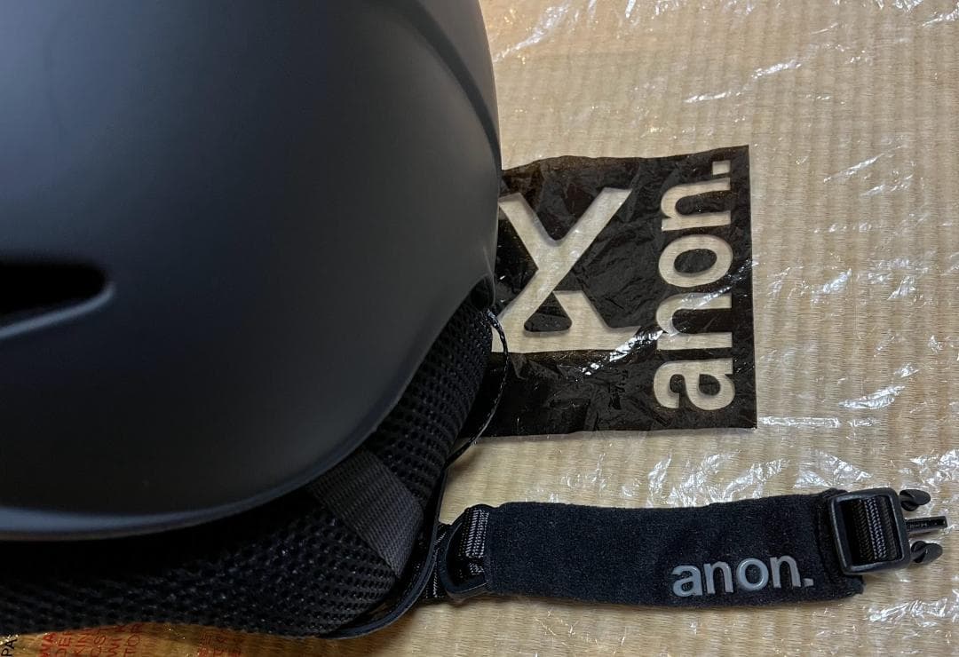 未使用 anonスノーボードヘルメットhelo Mサイズ Black