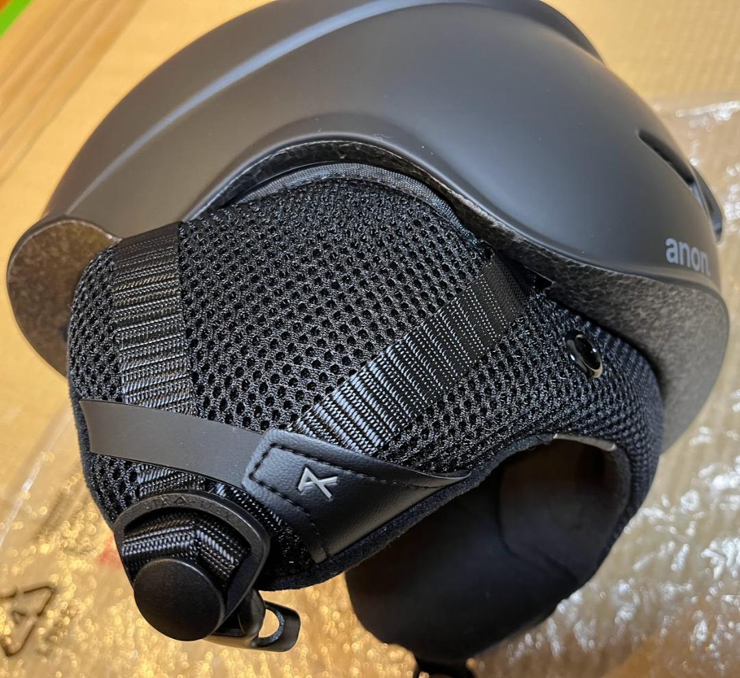 未使用 anonスノーボードヘルメットhelo Mサイズ Black