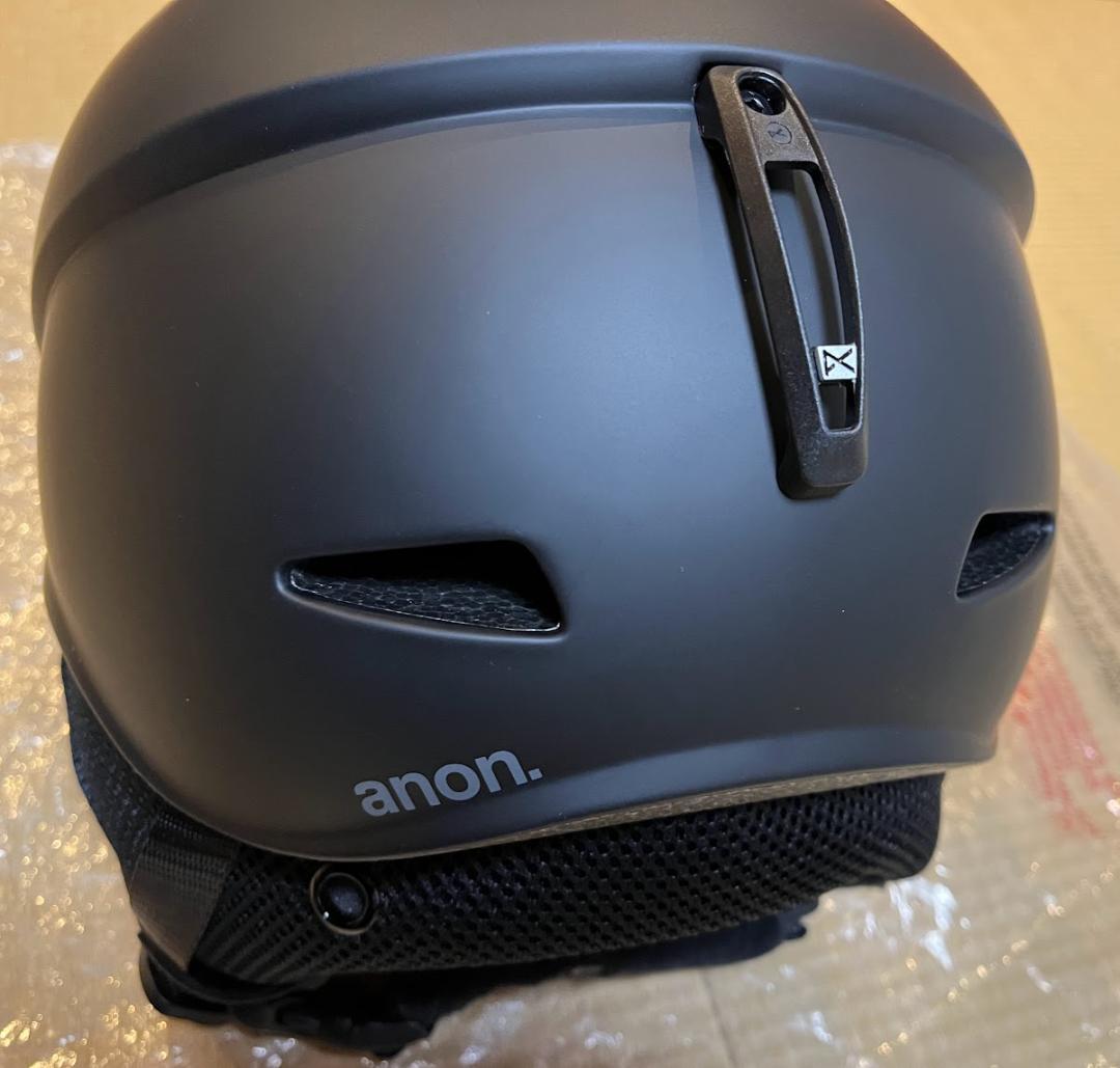 未使用 anonスノーボードヘルメットhelo Mサイズ Black