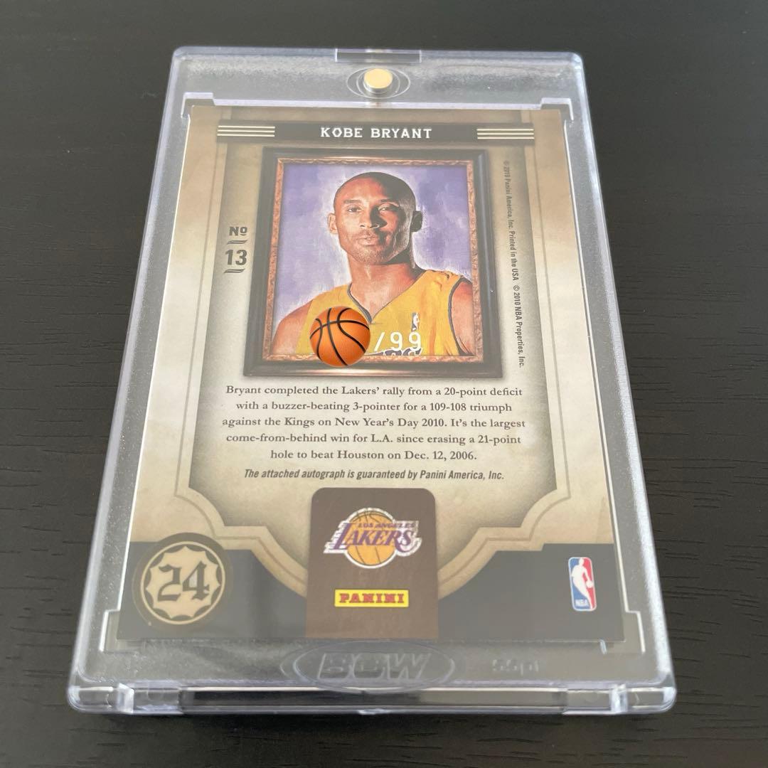 kobe コービー ブライアント 直筆サインカード 世界99枚限定