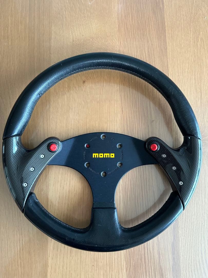 希少 momo ステアリング スパイダー F1 コンセプト 35パイ レザー