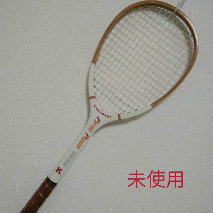 ☆sale☆KAWASAKI軟式テニス木製ラケット