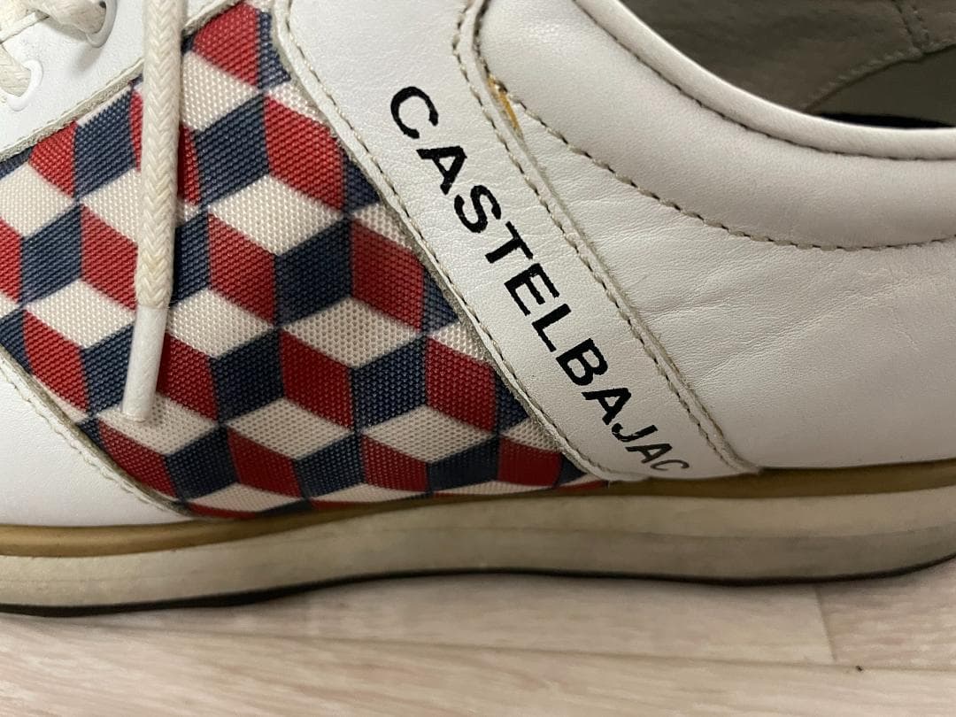 【稀少】カステルバジャック ゴルフシューズ 26cm(実質27) トリコロール