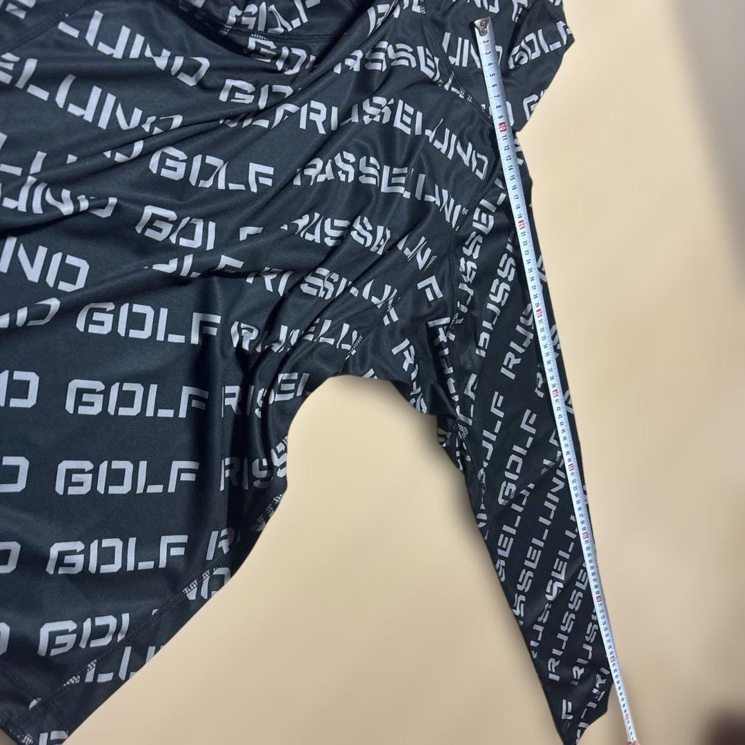 ★新品★ RUSSELUNO GOLF ブラック ハーフジップシャツ