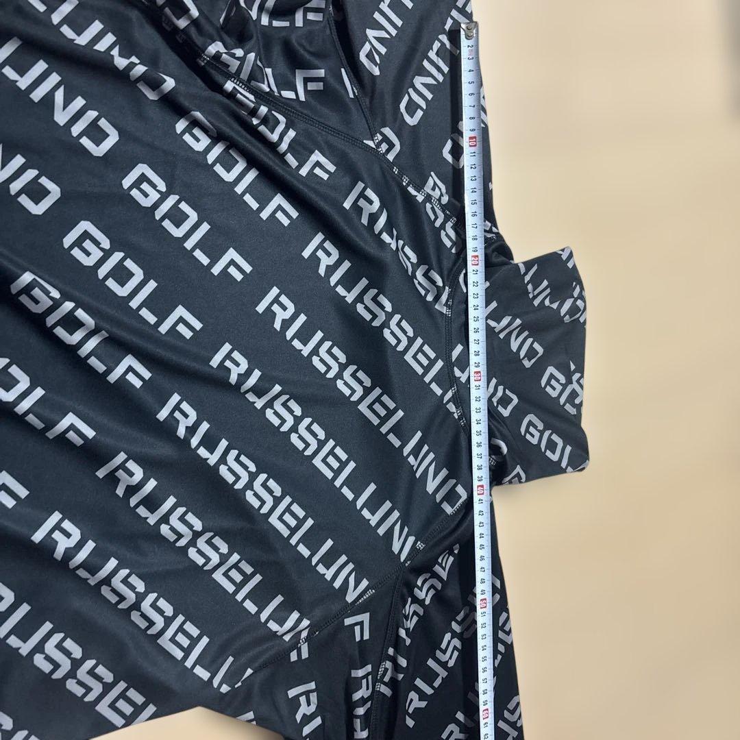 ★新品★ RUSSELUNO GOLF ブラック ハーフジップシャツ