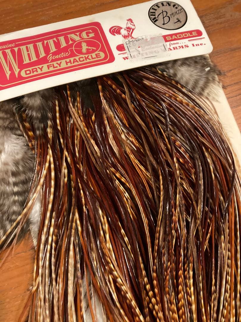 ホワイティングファーム ハックル サドル 未使用 ② WHITING