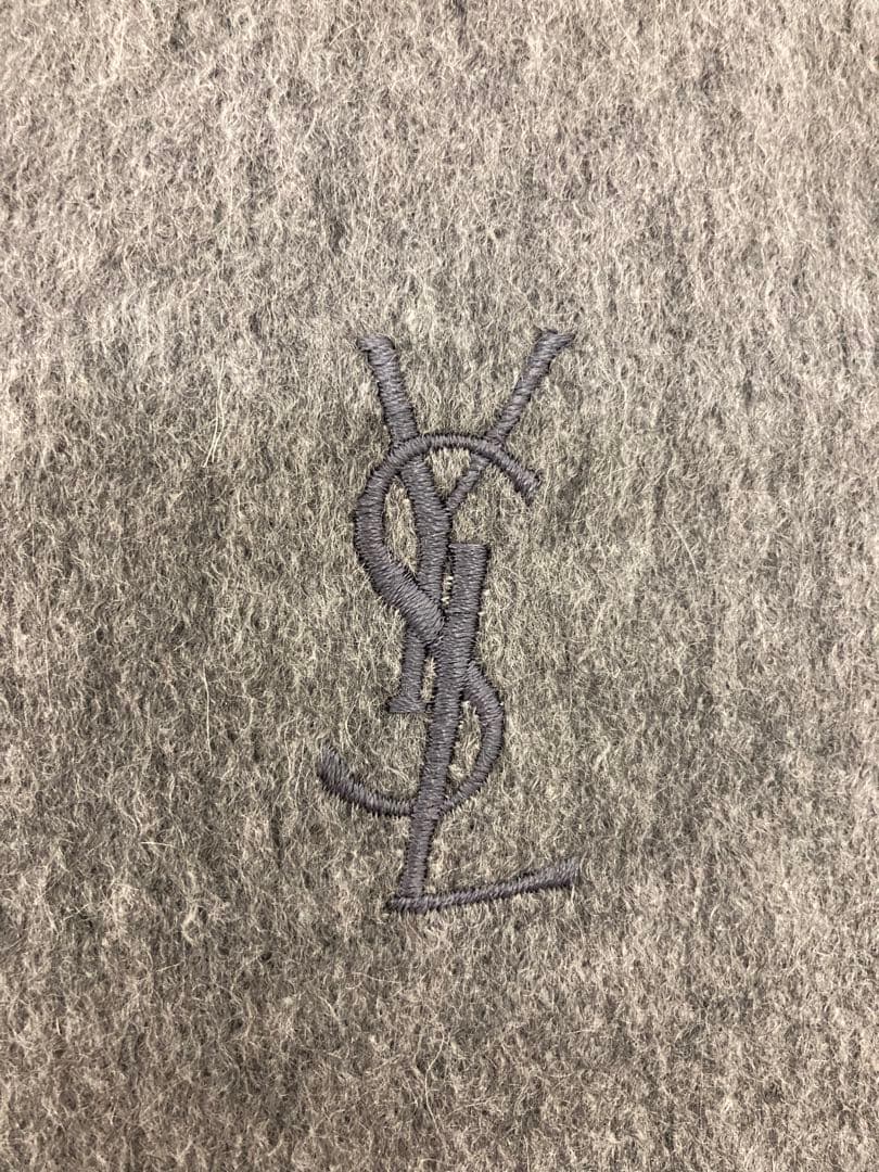 イブサンローラン　大判　マフラー　ストール　ショール　ひざ掛け　カシミヤ