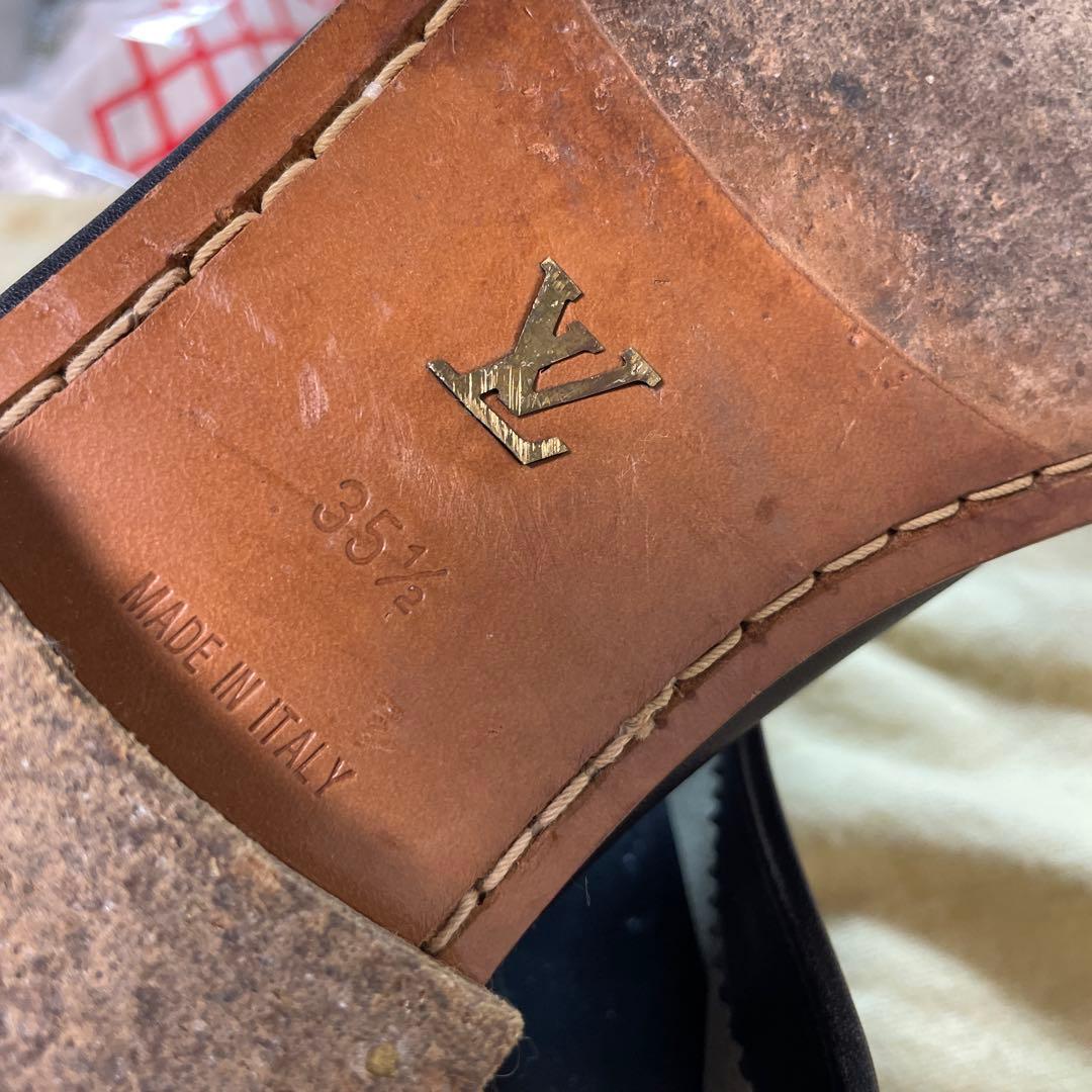 LOUIS VUITTON スクエアローファー　23cm