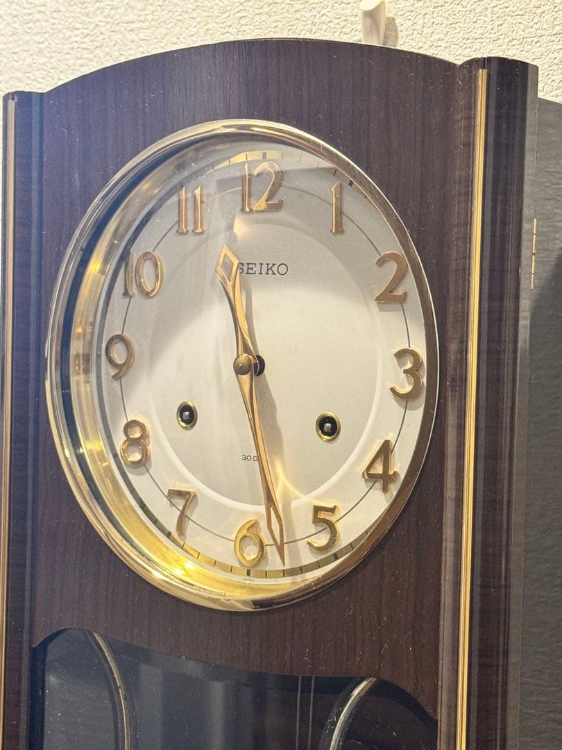 SEIKO 30日巻 ゼンマイ時計 機械時計 箱時計 4P404 ジャンク品 - メルカリ