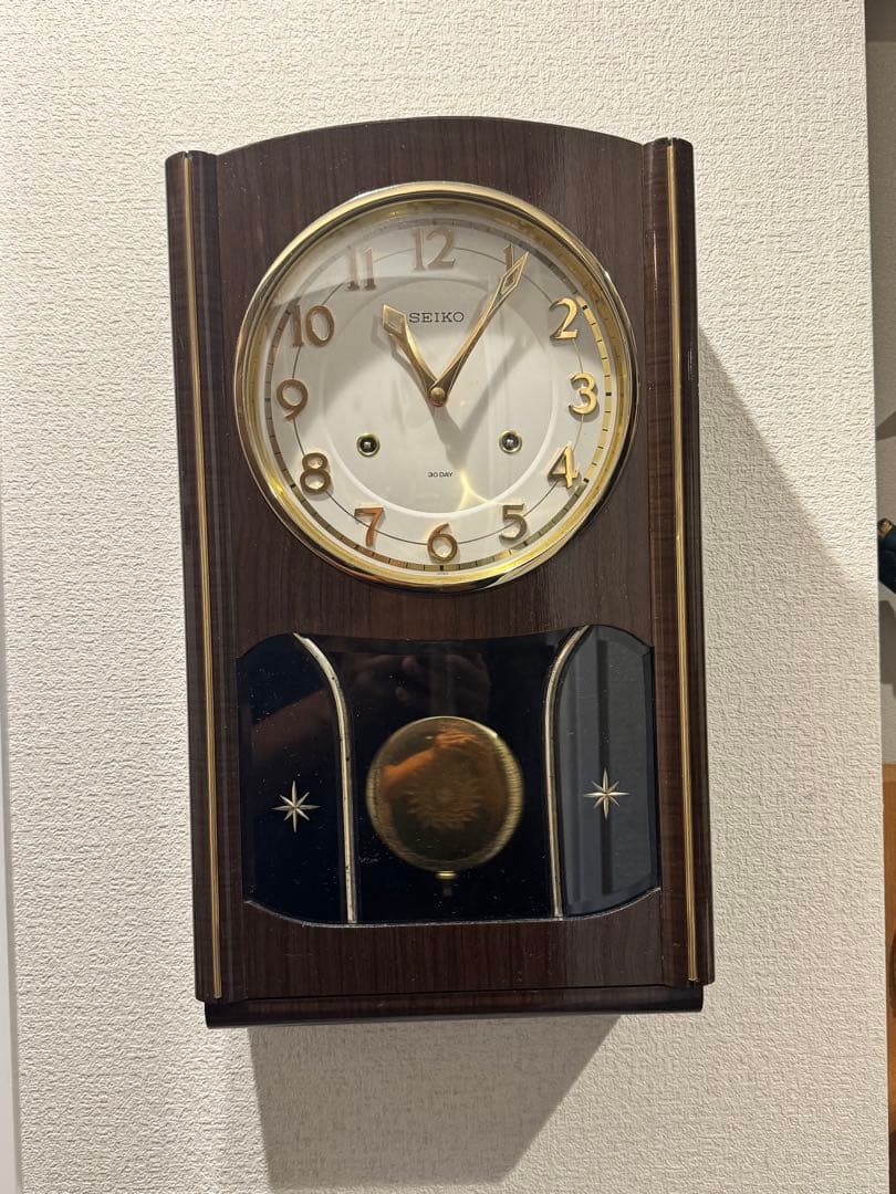 SEIKO 30日巻 ゼンマイ時計 機械時計 箱時計 4P404 ジャンク品 - メルカリ