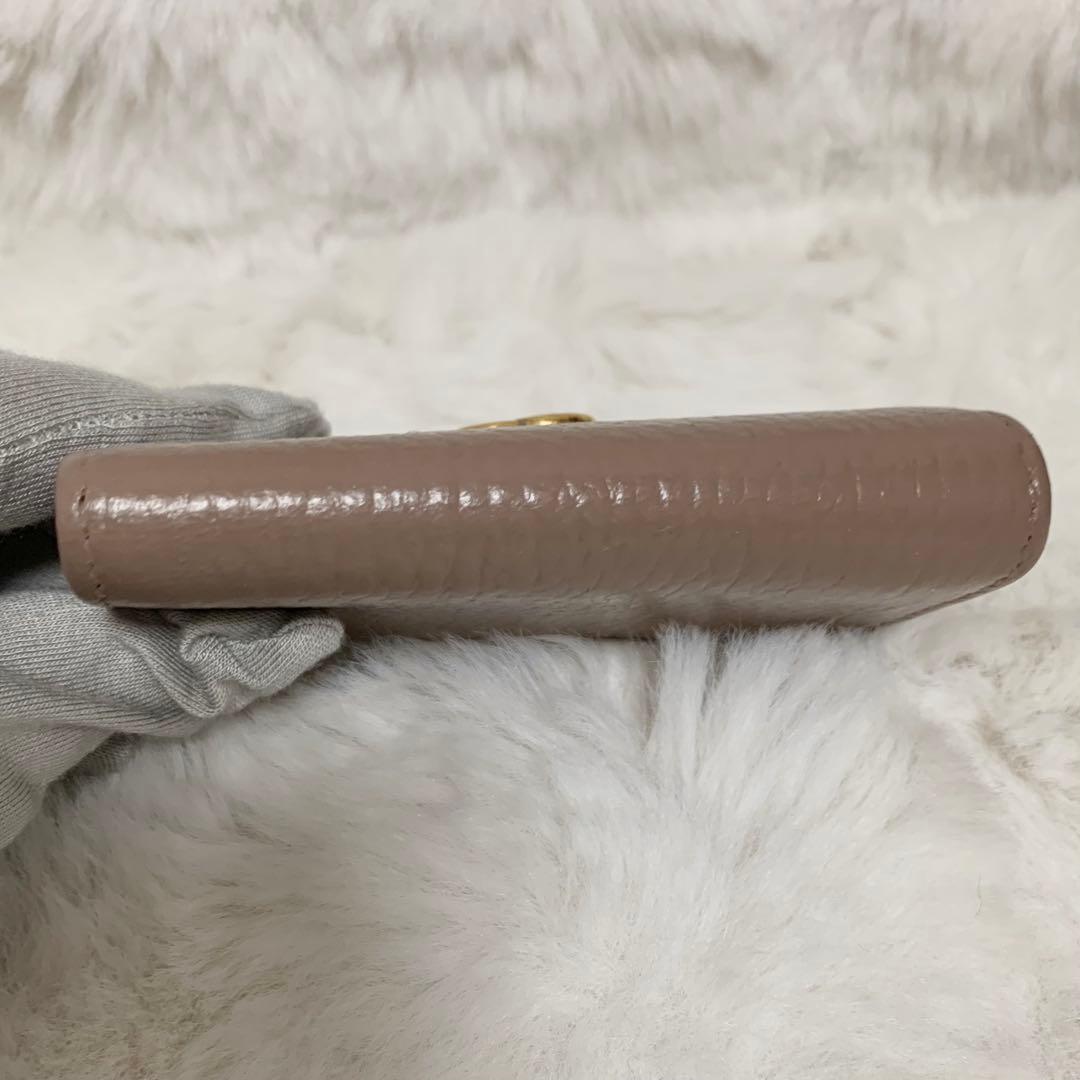 【美品】GUCCI グッチ　キーケース　6連　マーモント　GG ブラウン　箱付き