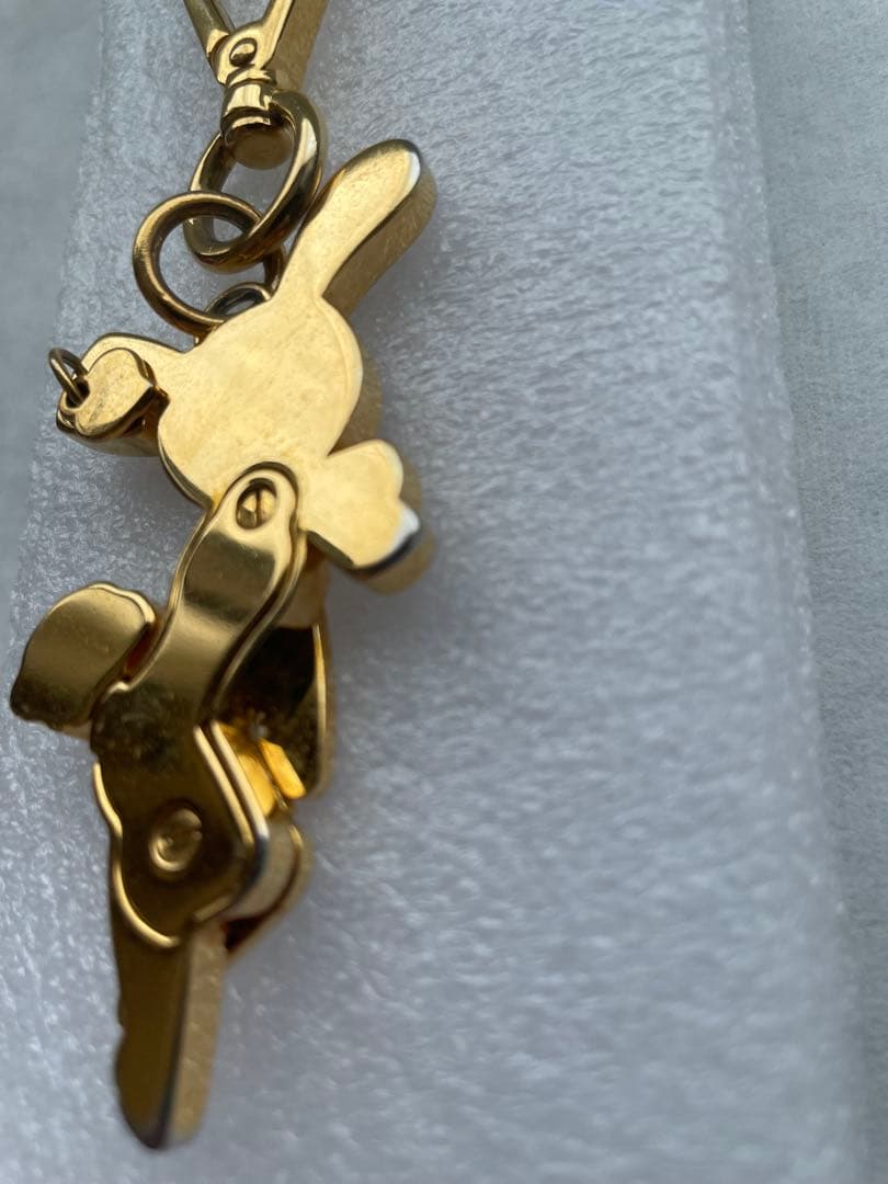 PRADA プラダ ゴールドカラー バニーウサギ キーホルダー 33.3g
