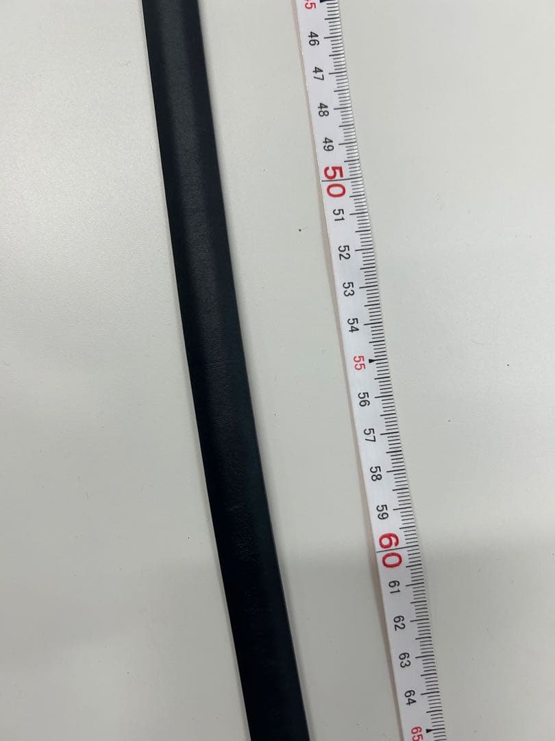 【美品】GUCCIグッチ ブラックレザーベルト 403953 長さ104cm