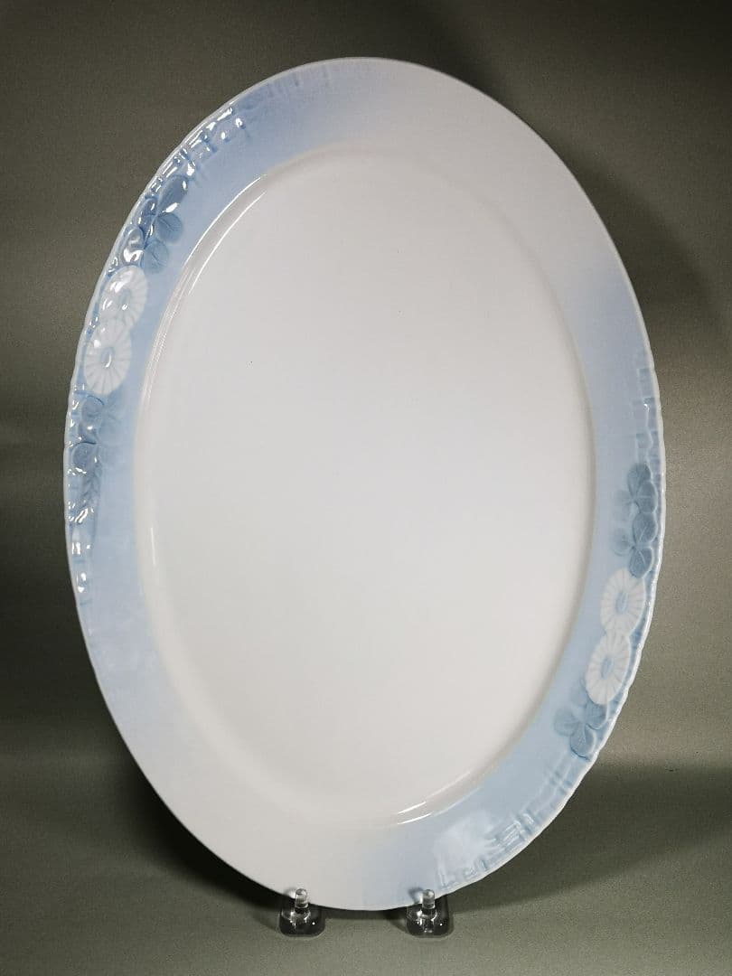 【ゆっち】　ミッドサマーナイトドリーム　オーバルプレート　ブルー