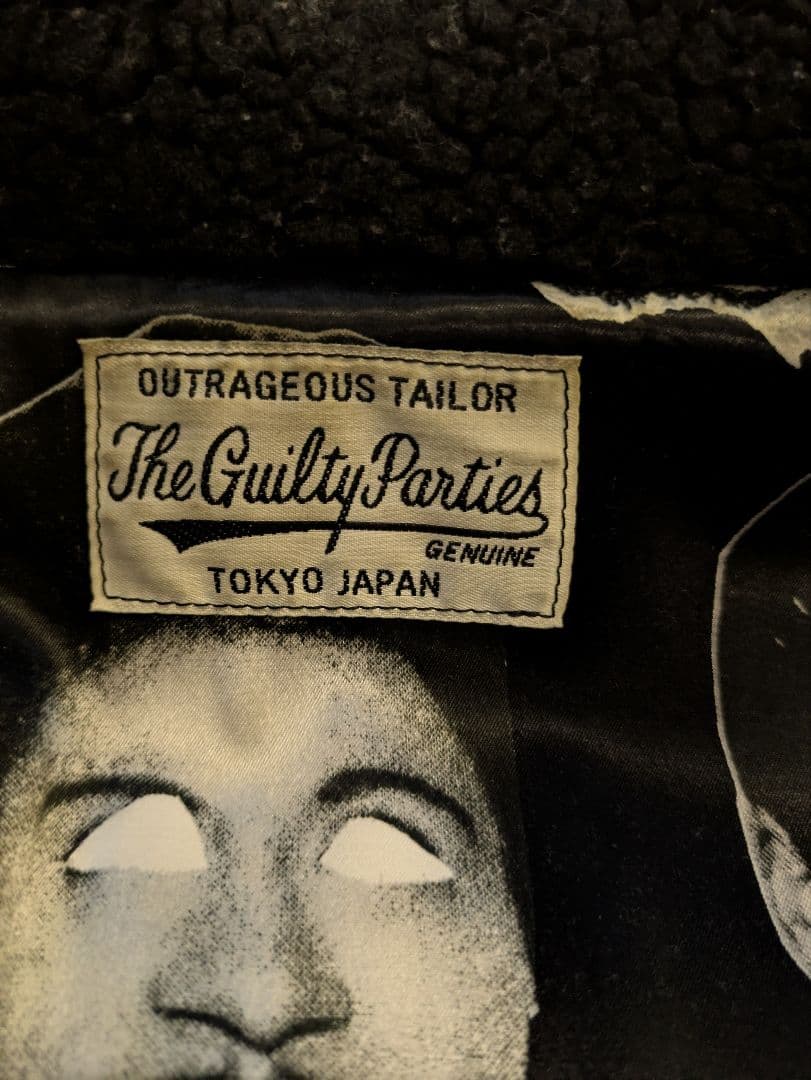 玉*置様 極小ロット ウルフズヘッド ワコマリア ライダース S ボア付き