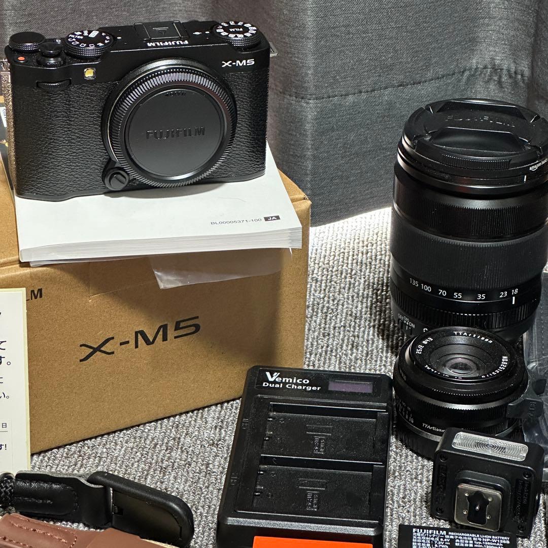 FUJIFILM X-M5 ＋XF18-135＋おまけ多数